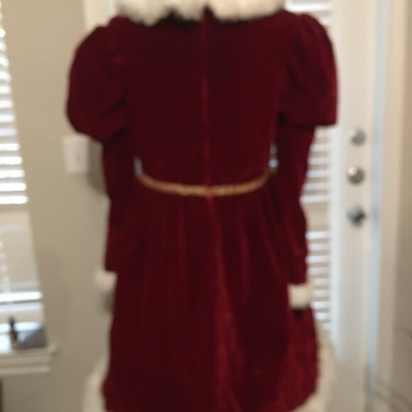 Victorian Style Christmas Dress 38 Bust 33 Waist - Picture 4 of 4